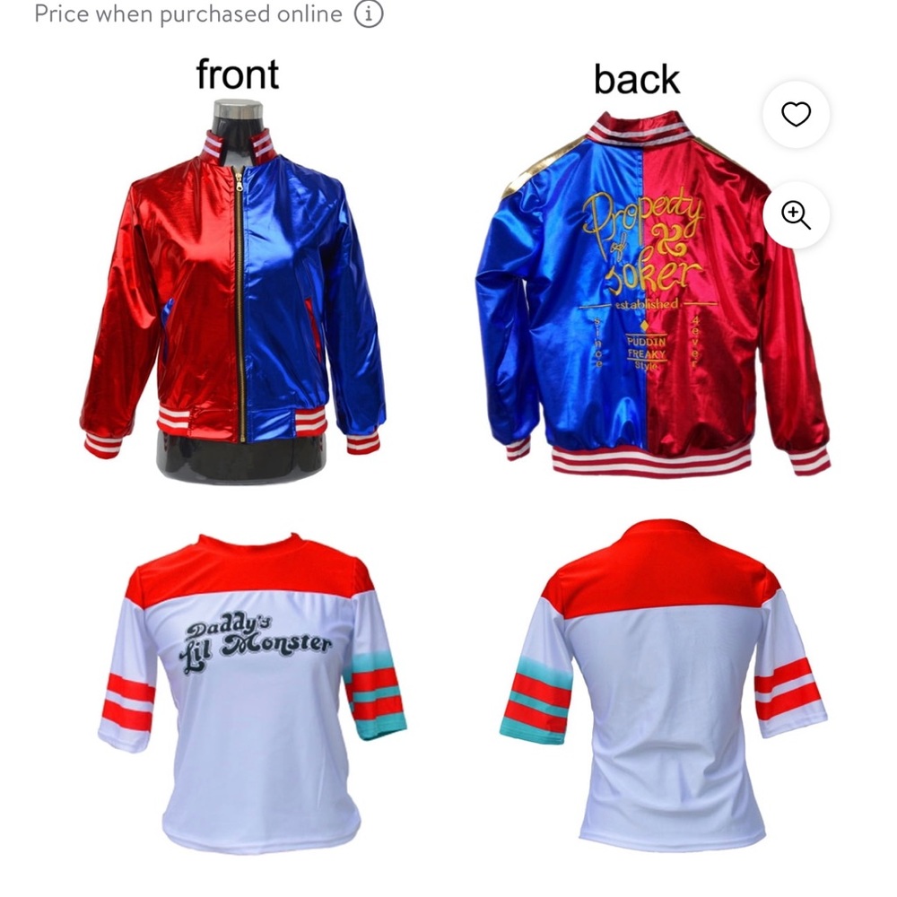 Harley Quinn adult L outfit